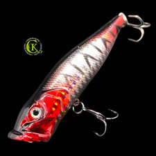 Popper 9,5cm Jerkbait Jerk Wobbler Köder Zander Rapfen Hecht Pike Topwater NEW 6