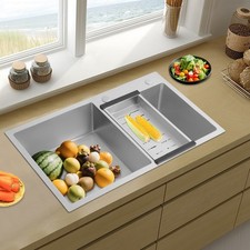 Edelstahl Einbauspüle Set