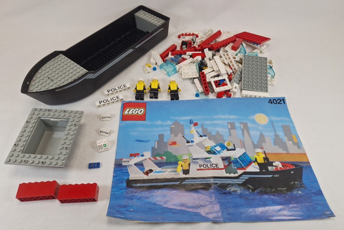 Lego 4021 police - police, boat