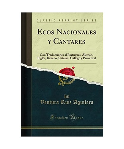 Ecos nacionales cantares - y,