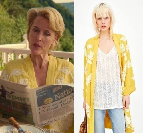 Zara rare yellow jacquard - yellow,