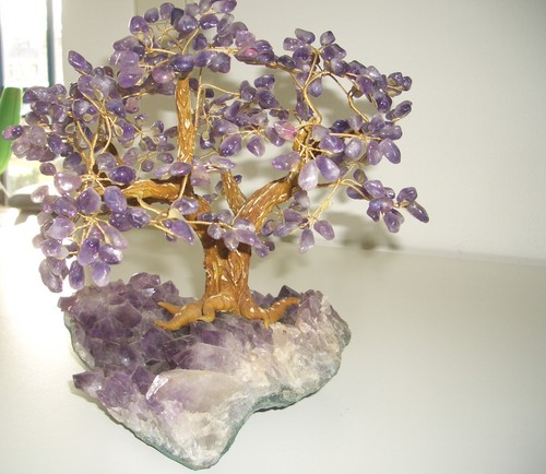 Sehr großer amethyst bonsai - großer,