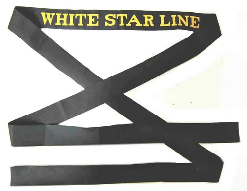 White star line cap tally - cap,