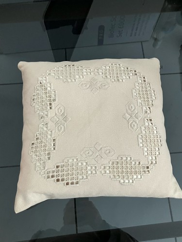 Stück hardanger kissenbezug - 1,