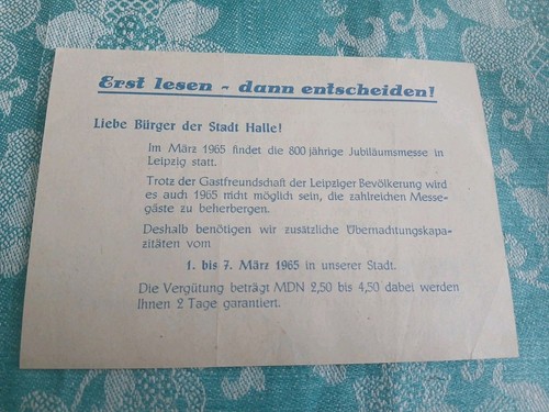 Merkblatt ddr reisebüro - merkblatt,