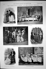 Alter Druck 1898 Topsy-Turvy