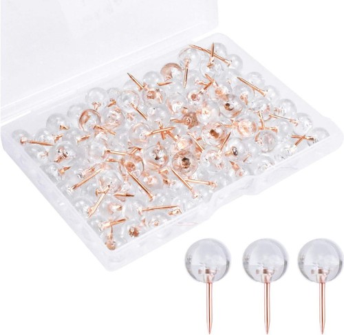 100pcs pinnadeln rosegold - 100pcs,