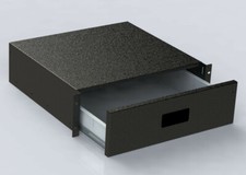 Rack Magic 3HE 19"-Rackschublade-19 Zoll 3HE Rack Draw - Schwarz