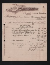 CHEMNITZ, Rechnung 1906 Georg