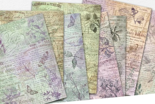 Scrapbook papier basteln - 8,