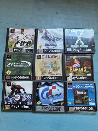 Ps1 spiele sammlung - ps1, konvolut