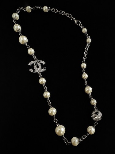 Perlen chanel halskette - chanel,