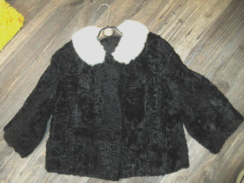 Pelzjacke nerz schwarz - nerz,