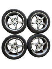 SMC A75017 Alufelgen Satz 5-Speichen Grau 7,5J x 17 Zoll ET 35, LK 4x108