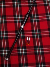 TC Dudelsack Practice Chanter Palisanderholz Schwarze Farbe mit Mund Spitze + 2