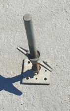 Hünnebeck ID15 Gewindefüße Ø 38mm x 480mm  Gerüstfüße Gerütfuß Gerüst 