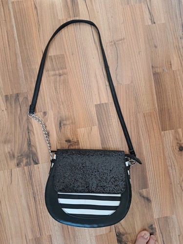 Handtasche streifen glitzer - handtasche,, streifen,glitzer