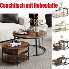 Couchtisch mit Hebeplatte