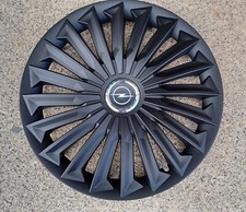 4 Alu-Design Radkappen 17 Zoll "JOY" black matt für Opel