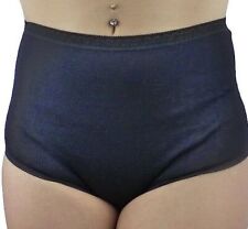 Bleyle Taillienhoher Feinripp Slip 100% mercerisierte Baumwolle gezwirnt schwarz