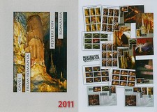 Rumänien 2011 Höhlen,Caves,Cuevas,Grotte,Pesteri Mi.6493-98,Zf.,KB-Satz,FDC