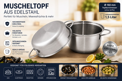 Edelstahl topf mit - topf,