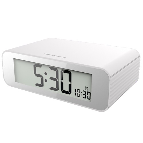 Digitaler wecker weiß snooze - digitaler,