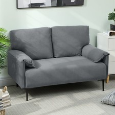 HOMCOM Sofa 2-Sitzer 127 cm