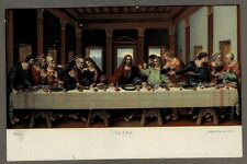 Farb-AK LEONARDO DA VINCI: ABENDMAHL / LA CENA, ungelaufen, um1910