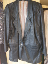 Lederblazer Gr. 44 von  Montes