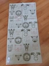 Lawrence 🦁 Grey Home Kinderteppich Spielteppich Löwe Zebra Fuchs Elch Waschbar