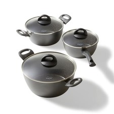 Stoneline Ceramic Topfset Induktion und Backofen geeignet 6 teilig mit Deckel