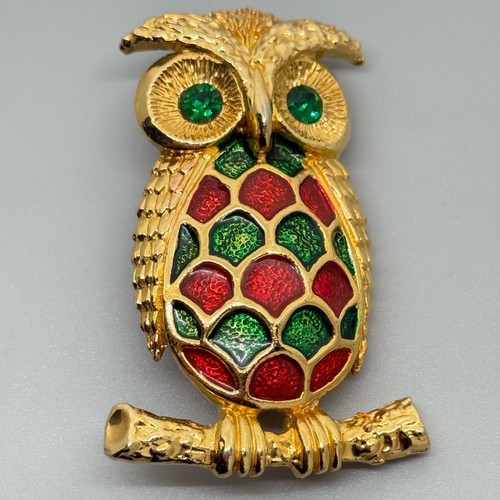 Brosche eule uhu - eule, modeschmuck