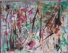 Art. Abstraktes Acrylbild