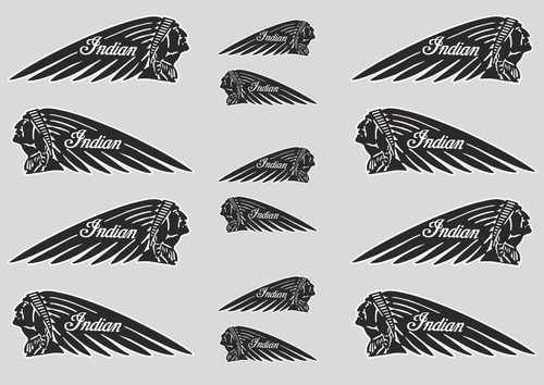 Indian war motorhaube - indian,
