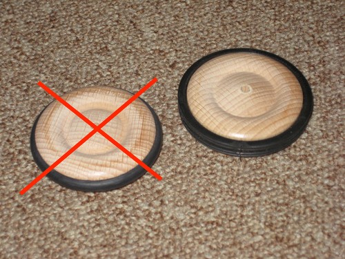 Holz rad 57mm spielzeug ersatz - holz-rad,