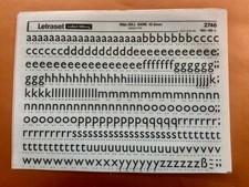 LETRASET 2746GILL SANS 48PT
