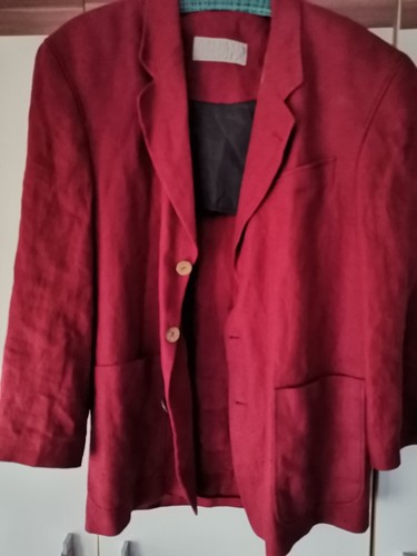 Edles rotes anzugs sakko 100 - sakko, 100%