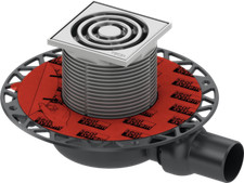 Tece drainpoint S 110 Bodenablauf Duschablauf Kellerablauf superflach 10x10 cm