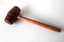 alter schöner Holzhammer Hammer, seltene Holzart Sammlerstück!