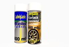 Autolackspray Set in Lavagrau LZ7L für Audi & Klarlack a 400ml Dose Ludwiglacke