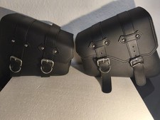 Universal Motorrad Satteltaschen in schwarz.
