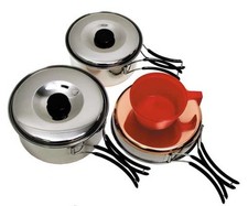 Kochgeschirr klein Edelstahl 2