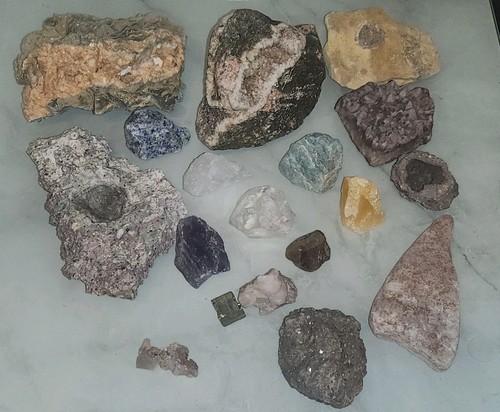 Konvolut mineralien - konvolut,