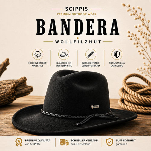 Scippis bandera westernhut - scippis,