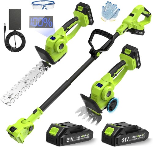 Voerjia akku grasschere - 4-in-1,