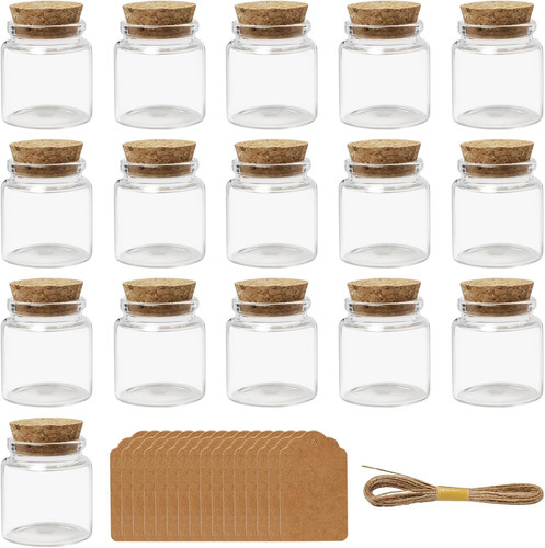 Mini glasflaschen mit - glasflaschen, korken