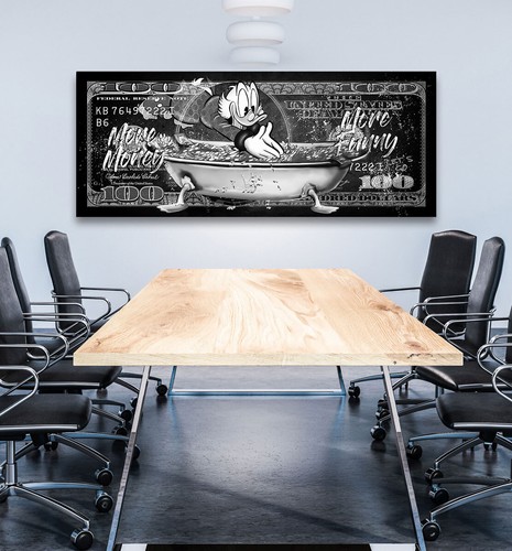 Acrylglasbild dagobert dollar - acrylglasbild,