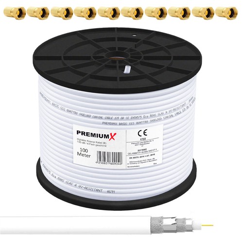 Premiumx sat koaxialkabel - sat,