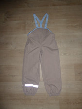 TCM Unisex Regenhose Matschhose Schlupfhose Gefüttert Beige Gr.122-128 *NEU* R0